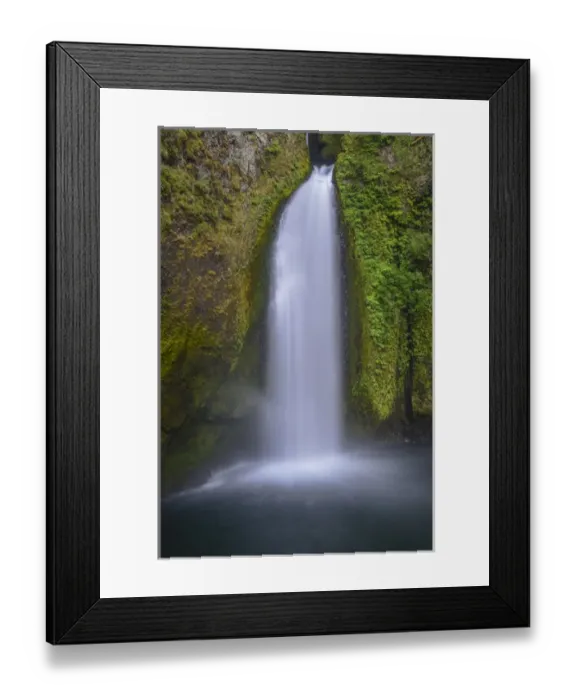 Framed Print : Wahclella Falls, Columbia River Gorge Framed Print : Wahclella Falls, Columbia River Gorge