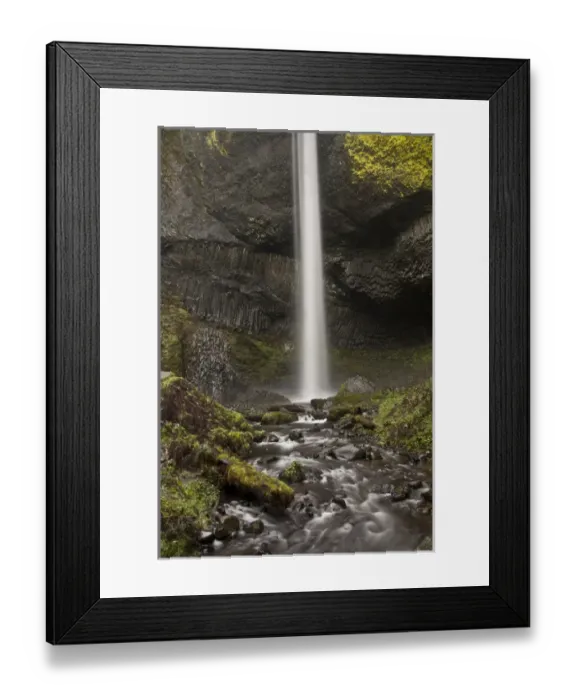 Framed Print : Latourell Falls; Guy S. Talbot State Park; Columbia Gorge; Oregon; USA