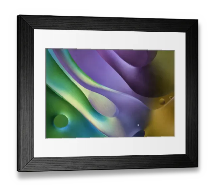 Framed Print : USA, Pennsylvania, Erie. Oil abstract. Credit as: Ellen Anon / Jaynes Gallery / DanitaDelimont Framed Print : USA, Pennsylvania, Erie. Oil abstract. Credit as: Ellen Anon / Jaynes Gallery / DanitaDelimont