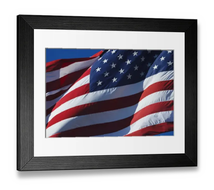 Framed Print : USA, Oregon, Hood River, US Flag at WaAM Framed Print : USA, Oregon, Hood River, US Flag at WaAM