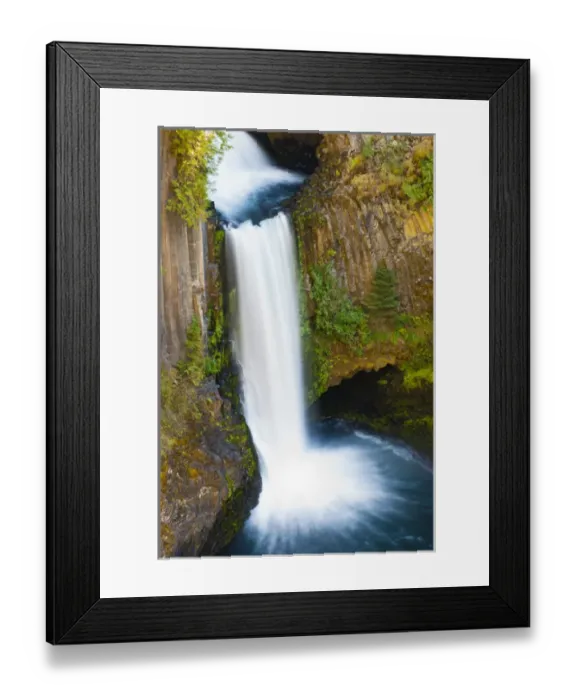 Framed Print : Toketee Falls, Umpqua National Forest, Oregon USA