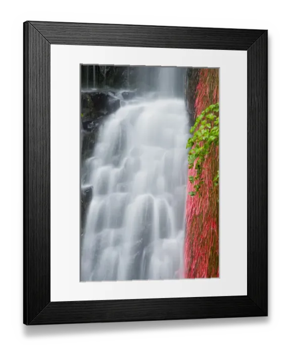 Framed Print : Coopey Falls, Columbia River Gorge National Scenic Area, Oregon USA