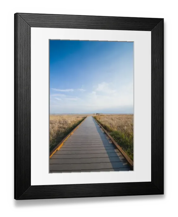 Framed Print : Walkway going through the Badlands National Park, South Dakota, USA