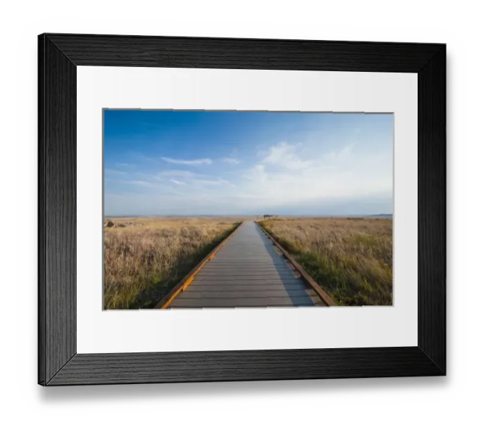 Framed Print : Walkway going through the Badlands National Park, South Dakota, USA Framed Print : Walkway going through the Badlands National Park, South Dakota, USA