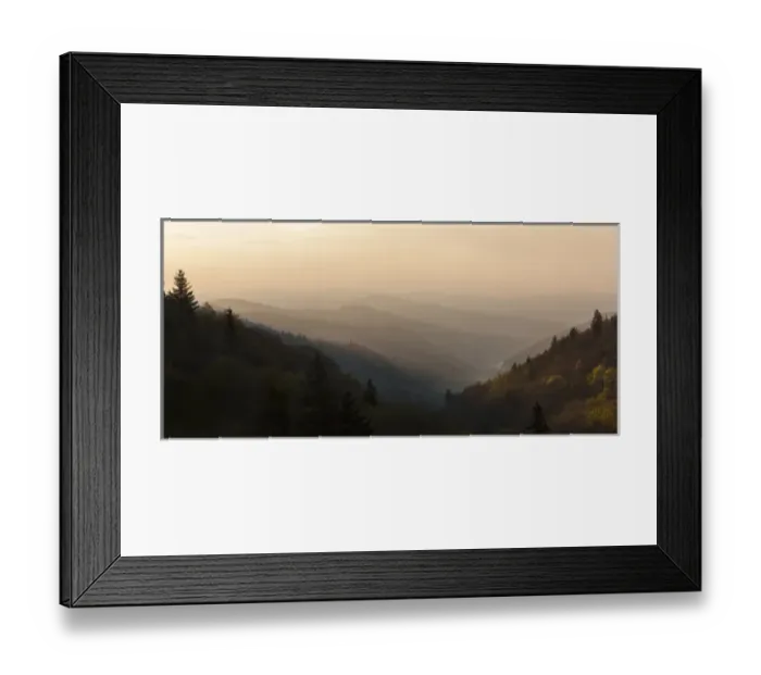 Framed Print : USA, Tennessee, Great Smoky Mountains National Park. Sunrise on mountain ridge lines Framed Print : USA, Tennessee, Great Smoky Mountains National Park. Sunrise on mountain ridge lines