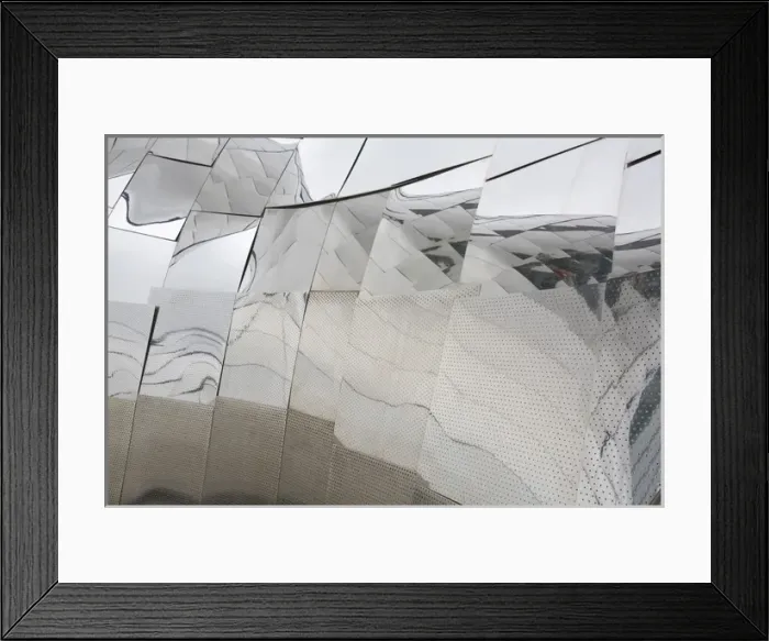 Framed Print : USA, Tennessee, Memphis. Detail of stainless steel sculpture of grizzly bear. Credit as