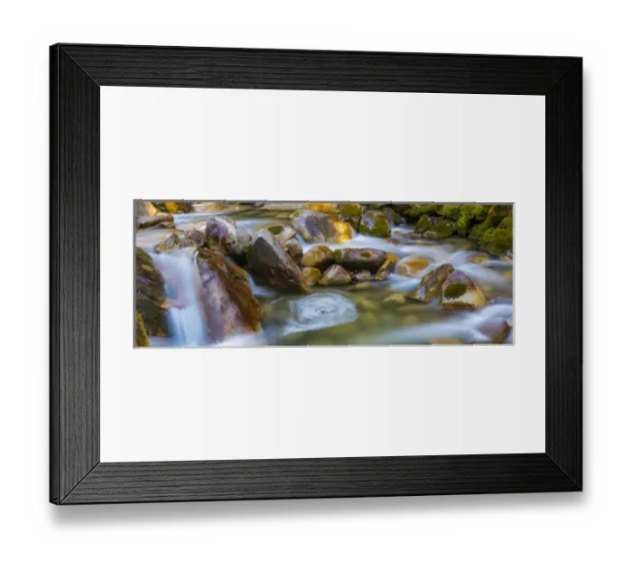 Framed Print : USA, Utah, Wasatch Cache National Forest. Scenic of Little Cottonwood Creek. Credit as