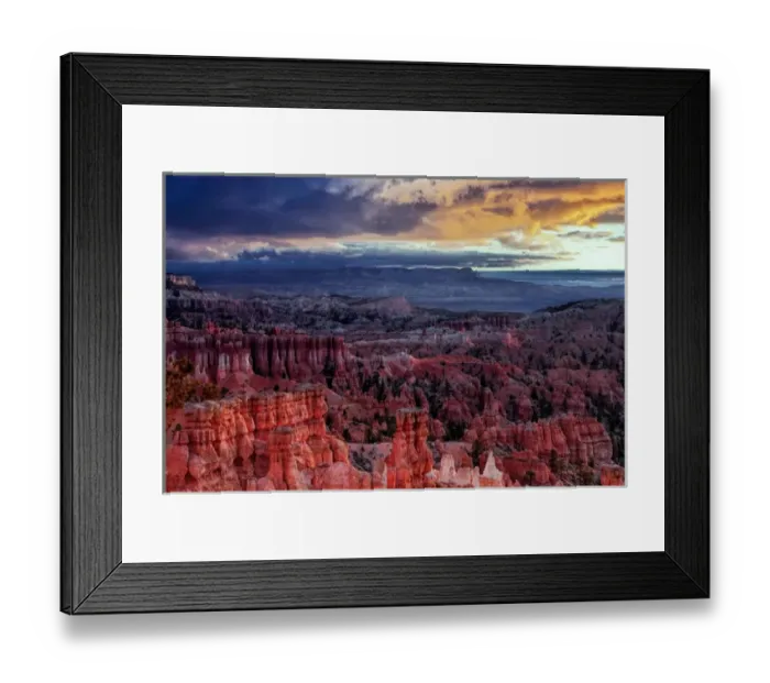 Framed Print : USA, Utah, Bryce Canyon National Park. Sunrise on canyon landscape Framed Print : USA, Utah, Bryce Canyon National Park. Sunrise on canyon landscape