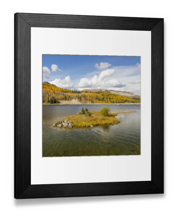 Framed Print : USA, Utah, Manti-La Sal National Forest. Duck Fork Reservoir