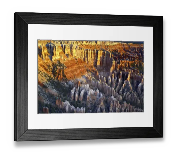 Framed Print : USA Utah Sunrise at Bryce Point Bryce National Park Framed Print : USA Utah Sunrise at Bryce Point Bryce National Park