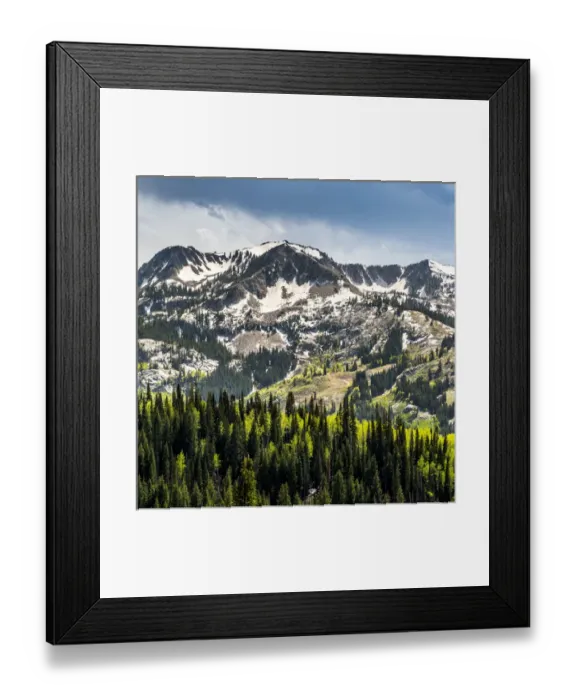 Framed Print : Brighton Ski Resort from Guardsmans pass road Framed Print : Brighton Ski Resort from Guardsmans pass road