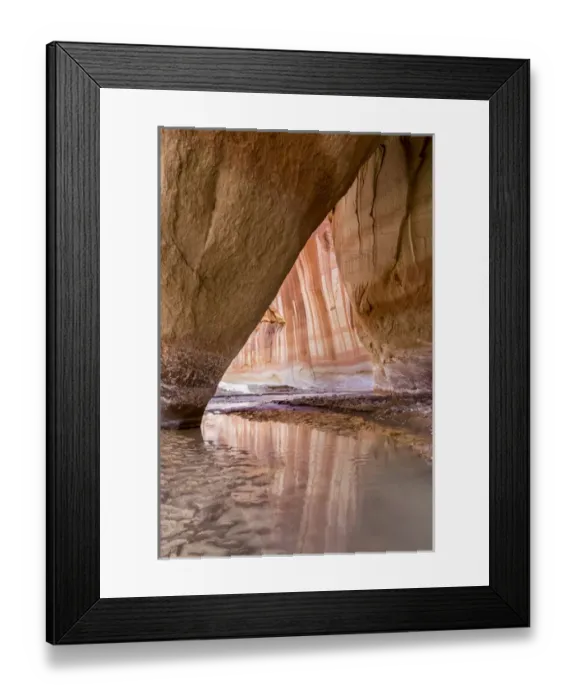 Framed Print : Slide Arch in Paria Canyon - Vermillion Cliffs Wilderness, Southern Utah Framed Print : Slide Arch in Paria Canyon - Vermillion Cliffs Wilderness, Southern Utah