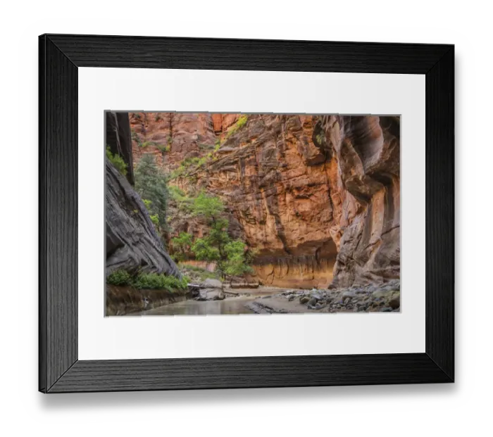 Framed Print : USA Utah Zion Narrows Framed Print : USA Utah Zion Narrows