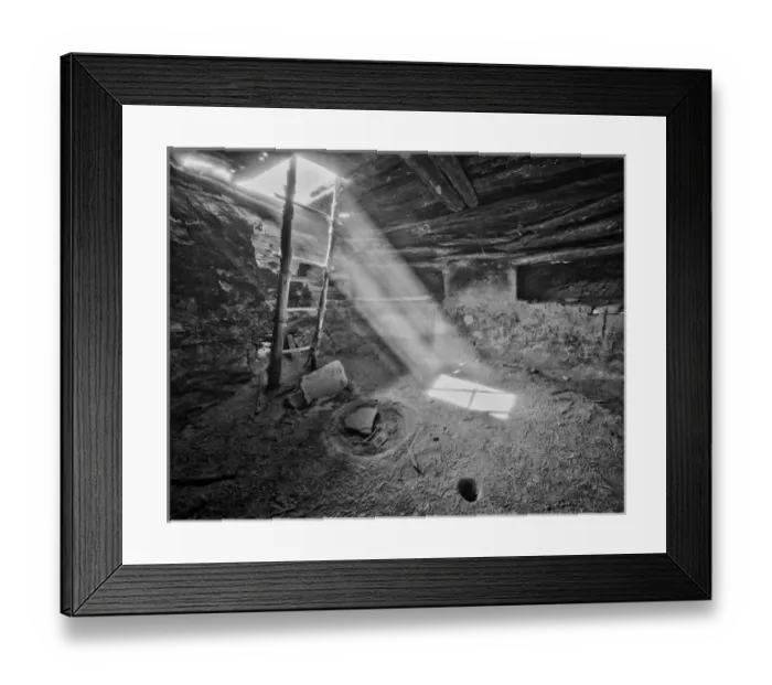 Framed Print : Ancient Kiva On Cedar Mesa Utah USA