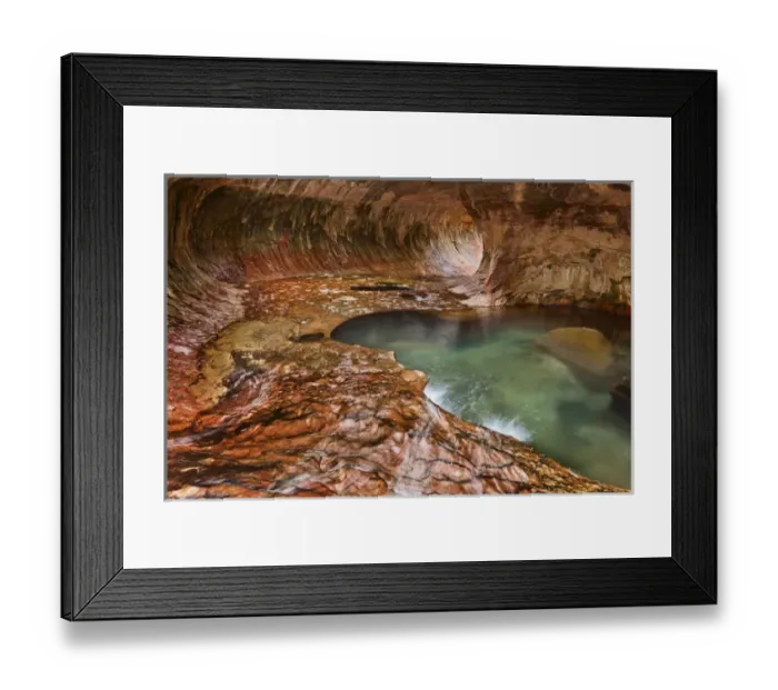 Framed Print : USA Utah Zion National Park The Subway