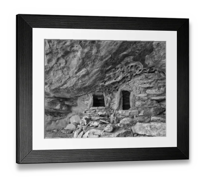 Framed Print : Ancient Granery Slickhorn Canyon Cedar Mesa Utah USA