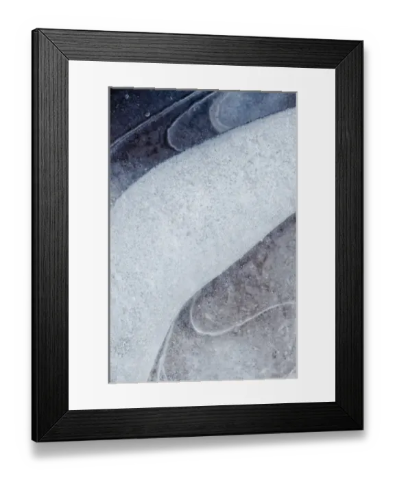 Framed Print : North America, USA, Utah. Abstract frozen ice pattern, Rill Creek, Moab, UT Framed Print : North America, USA, Utah. Abstract frozen ice pattern, Rill Creek, Moab, UT