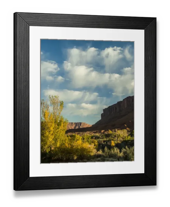 Framed Print : North America, USA, UT, Colorado Plateau. Clouds over Parriot Mesa in early autumn Framed Print : North America, USA, UT, Colorado Plateau. Clouds over Parriot Mesa in early autumn