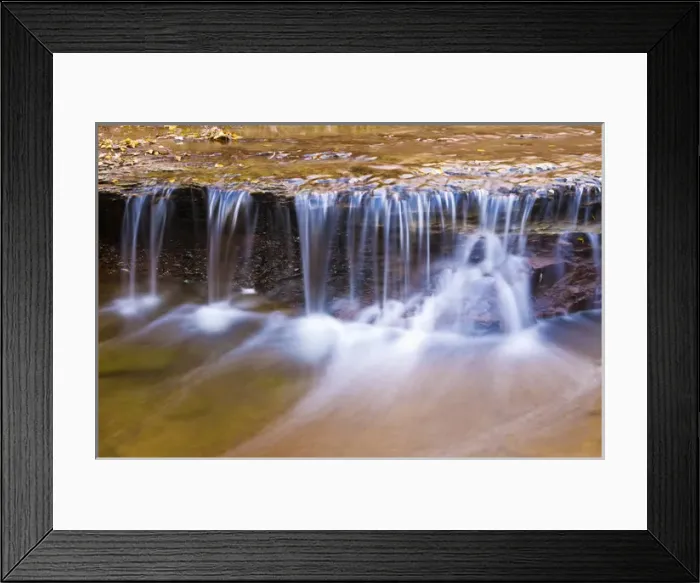 Framed Print : Cascade along the Left Fork of North Creek, Zion National Park, Utah Framed Print : Cascade along the Left Fork of North Creek, Zion National Park, Utah