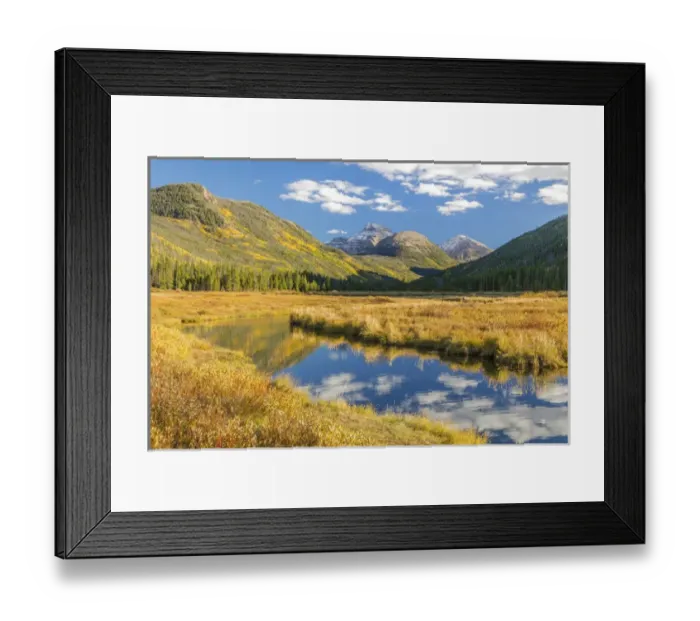 Framed Print : USA, Utah, Wasatch Cache National Forest. Mountain and river landscape. Credit as Framed Print : USA, Utah, Wasatch Cache National Forest. Mountain and river landscape. Credit as