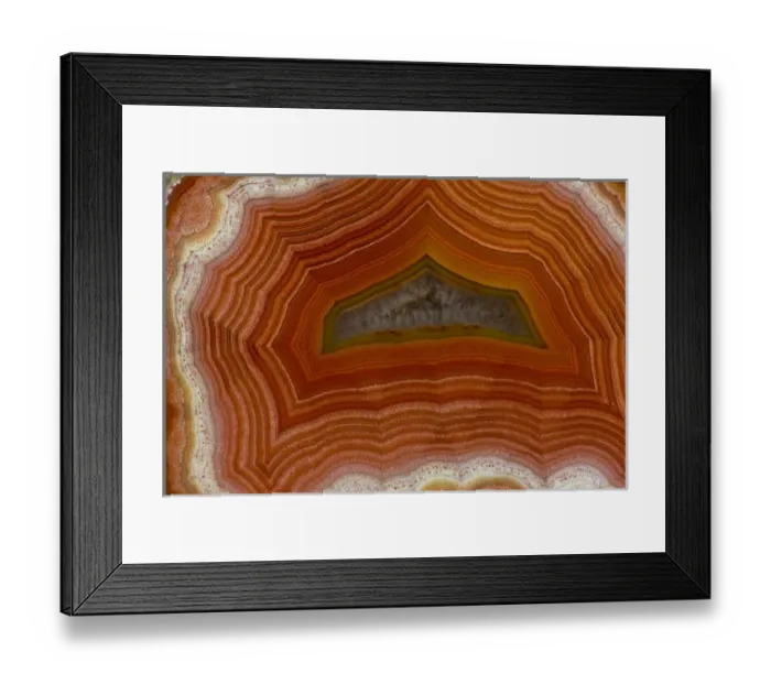 Framed Print : Banded Agate Sammamish Washington Framed Print : Banded Agate Sammamish Washington