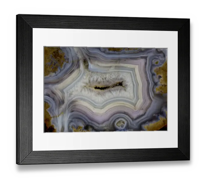 Framed Print : Banded Agate Sammamish Washington Framed Print : Banded Agate Sammamish Washington