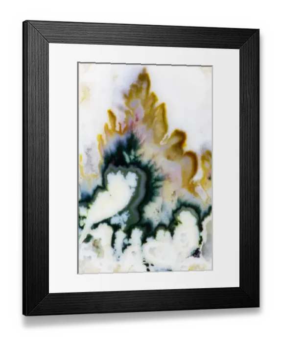 Framed Print : Agate in colorful design, Sammamish WA Framed Print : Agate in colorful design, Sammamish WA