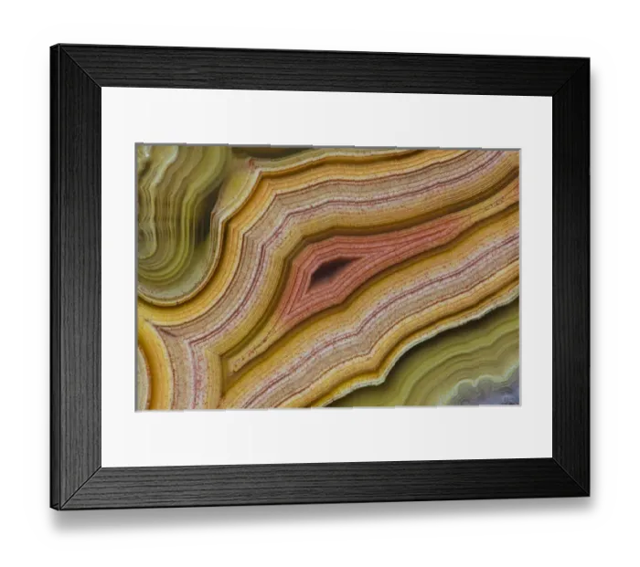 Framed Print : Banded Agate Sammamish Washington Framed Print : Banded Agate Sammamish Washington