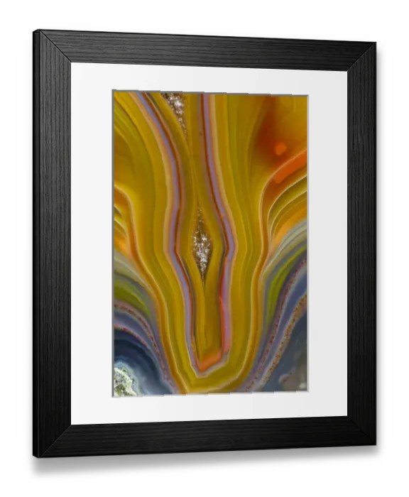 Framed Print : Banded Agate Sammamish Washington Framed Print : Banded Agate Sammamish Washington