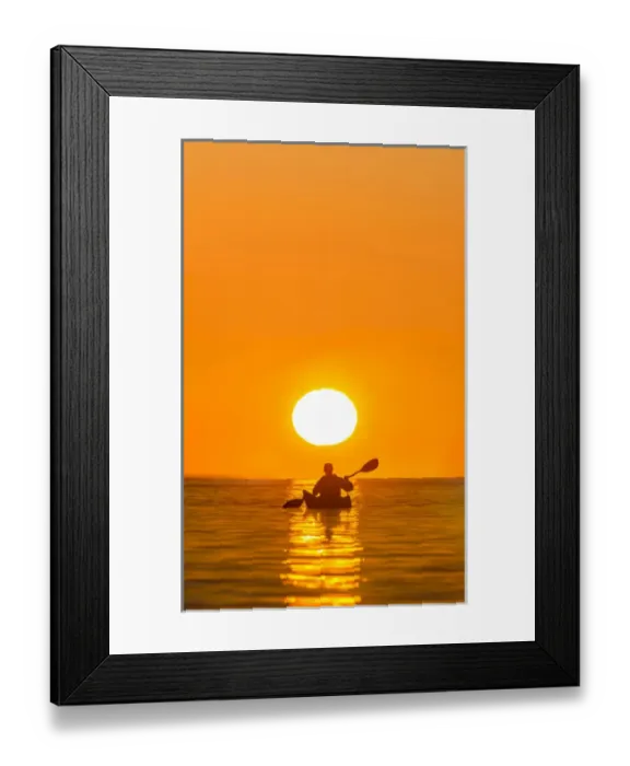 Framed Print : USA, Washington State. Woman sea kayaker paddles on Puget Sound near Deception Pass Framed Print : USA, Washington State. Woman sea kayaker paddles on Puget Sound near Deception Pass