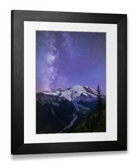 Framed Print : USA, Washington State. White River valley looking toward Mt Framed Print : USA, Washington State. White River valley looking toward Mt
