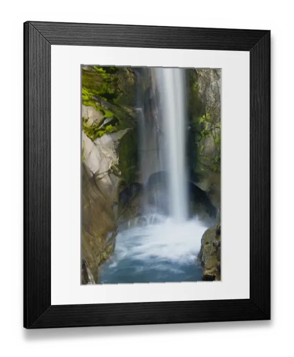 Framed Print : Christine Falls; Mount Rainier National Park; Washington; USA