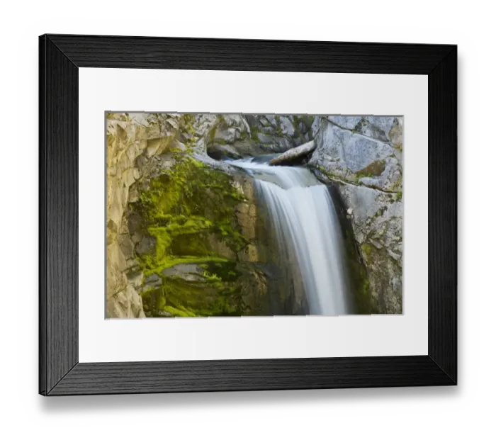 Framed Print : Christine Falls; Mount Rainier National Park; Washington; USA
