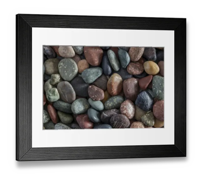 Framed Print : USA, Washington. Close-up of rock assortment Framed Print : USA, Washington. Close-up of rock assortment