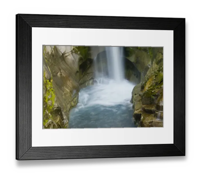 Framed Print : Christine Falls; Mount Rainier National Park; Washington; USA