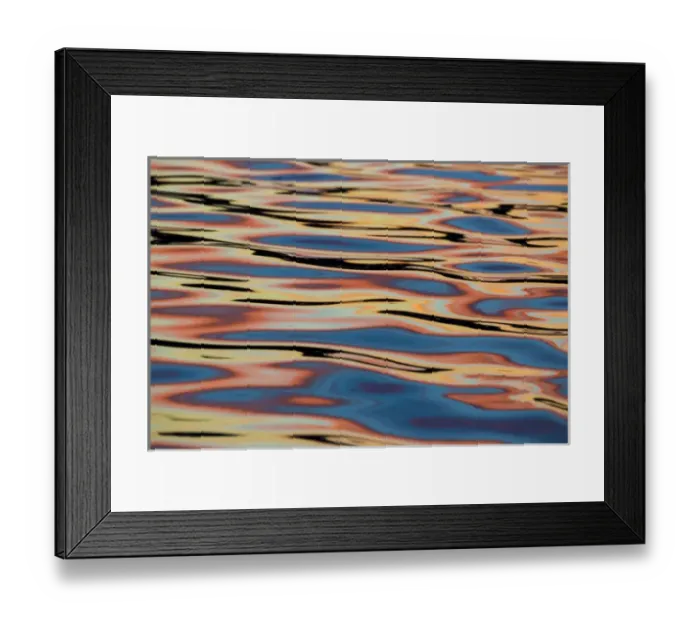 Framed Print : US, WA. Brilliant sunset reflected in Puget Sound