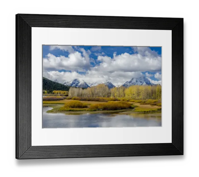 Framed Print : USA, Wyoming, Grand Teton National Park. Landscape of water, forest, and mountains Framed Print : USA, Wyoming, Grand Teton National Park. Landscape of water, forest, and mountains