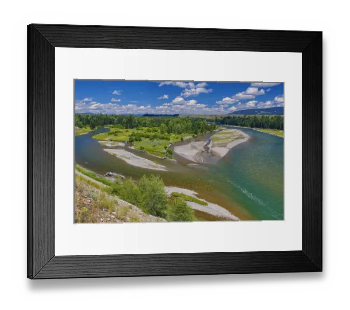 Framed Print : USA, Wyoming. Snake River flows through Jackson Hole in Grand Teton National Park Framed Print : USA, Wyoming. Snake River flows through Jackson Hole in Grand Teton National Park