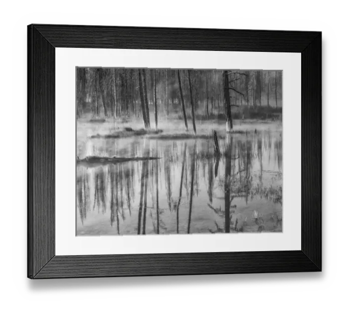 Framed Print : USA Wyoming Yellowstone Cold Morning Framed Print : USA Wyoming Yellowstone Cold Morning