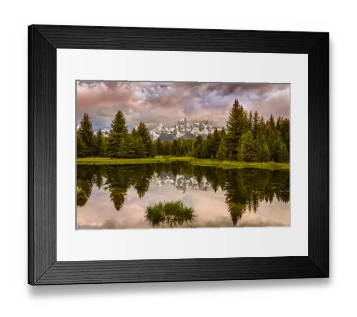 Framed Print : USA Wyoming Grand Tetons National Park Schwabacher Landing Sunrise Framed Print : USA Wyoming Grand Tetons National Park Schwabacher Landing Sunrise