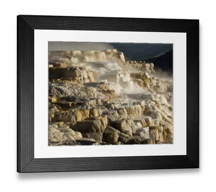 Framed Print : Mammoth Hot Springs; Yellowstone National Park; Wyoming; USA Framed Print : Mammoth Hot Springs; Yellowstone National Park; Wyoming; USA