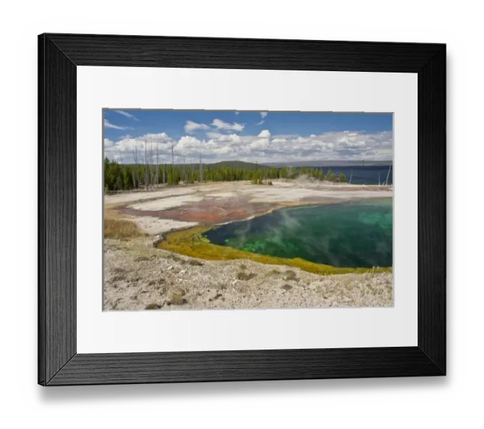 Framed Print : Abyss Pool, West Thumb Geyser Basin, Yellowstone National Park, Wyoming, USA Framed Print : Abyss Pool, West Thumb Geyser Basin, Yellowstone National Park, Wyoming, USA