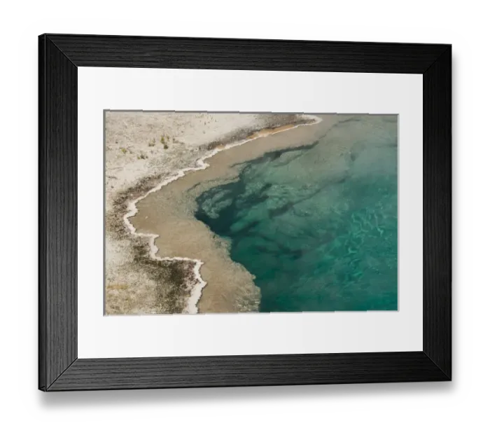 Framed Print : Black Pool, West Thumb Geyser Basin, Yellowstone National Park, Wyoming, USA Framed Print : Black Pool, West Thumb Geyser Basin, Yellowstone National Park, Wyoming, USA