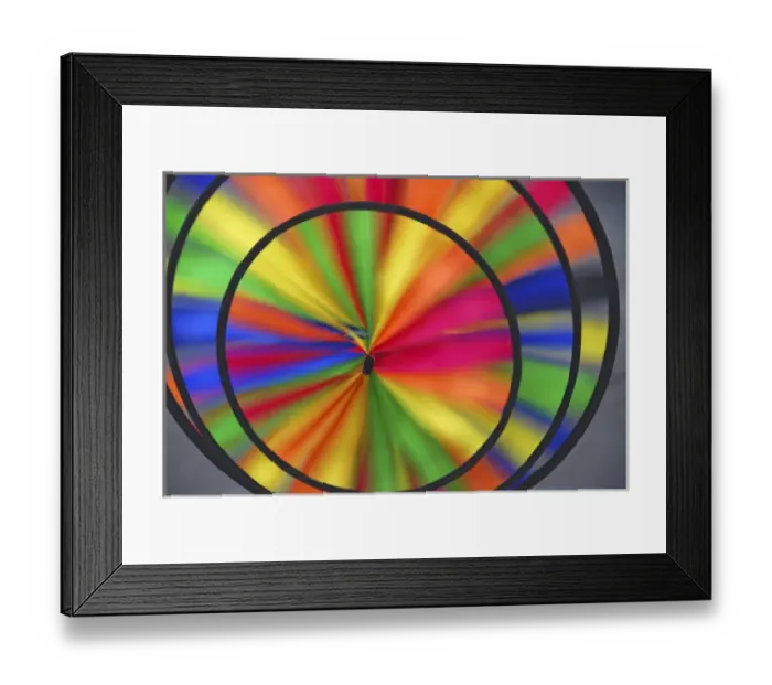 Framed Print : Abstract pattern formed by spinning whirlygig Framed Print : Abstract pattern formed by spinning whirlygig