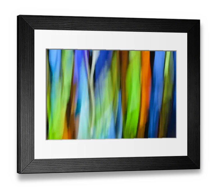 Framed Print : A motion-blur of a stain glass window Framed Print : A motion-blur of a stain glass window