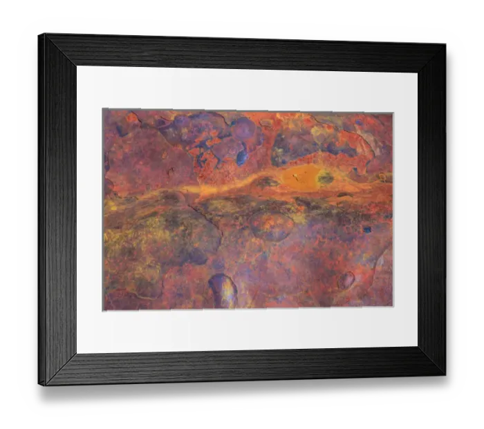 Framed Print : Metal scrap found on the ground in Yoho NP