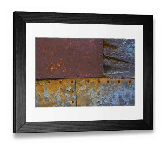Framed Print : A detail from a beached fishing boat