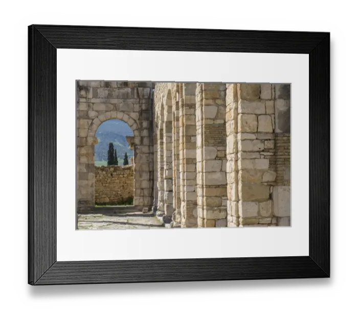 Framed Print : Africa, Morocco, Volubilis. Archeological site of ancient Roman ruins Framed Print : Africa, Morocco, Volubilis. Archeological site of ancient Roman ruins