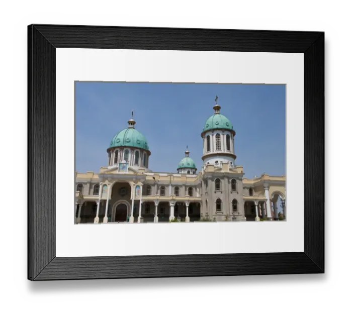 Framed Print : Addis Ababa Ethiopia, Africa modern city buildingswith traffic circle and action Framed Print : Addis Ababa Ethiopia, Africa modern city buildingswith traffic circle and action
