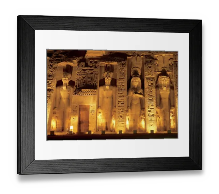 Framed Print : Egypt, Abu Simbel, The temple of Hathor and Nefertari, also known as the Smaller Temple Framed Print : Egypt, Abu Simbel, The temple of Hathor and Nefertari, also known as the Smaller Temple